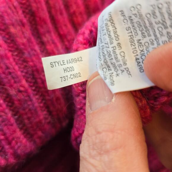 J.Crew Sweater Women's XS Pink Alpaca Wool Blend Crew Preppy Casual Academia - Picture 5 of 6
